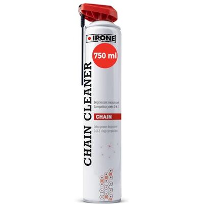 IPONE Čistič řetězu Chain Cleaner – účinný proti nejodolnějším tukům – pohyblivá přesná stříkací hlava – 750ml láhev s rozprašovačem se speciální rozprašovací hlavou IPONE Čistič řetězu Chain Cleaner – účinný proti nejodolnějším tukům – pohyblivá přesná stříkací hlava – 750ml láhev s rozprašovačem se speciální rozprašovací hlavou