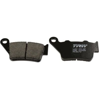 TRW MCB672 Organic Allround sada brzdových destiček pro Ducati Sport zadní nápravu a jiné motocykly TRW MCB672 Organic Allround sada brzdových destiček pro Ducati Sport zadní nápravu a jiné motocykly
