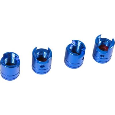 START Satz Von 4 Universellen Ringventildeckeln Mit Blauem Ring START Satz Von 4 Universellen Ringventildeckeln Mit Blauem Ring