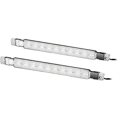 HELLA 2PT 980 880-861 LED sada světel pro denní svícení 24 V rovná montáž barva světelného panelu: čiré kabel: 2500 mm přední část vozidla sada HELLA 2PT 980 880-861 LED sada světel pro denní svícení 24 V rovná montáž barva světelného panelu: čiré kabel: 2500 mm přední část vozidla sada