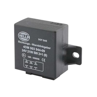 HELLA 4DM 003 944-091 Blikač 24V 6pólový šroubovaný elektrický s držákem HELLA 4DM 003 944-091 Blikač 24V 6pólový šroubovaný elektrický s držákem
