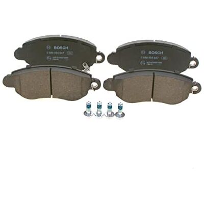 Bosch BP404 Auto Bremsbeläge vorne -Qualität für leises Bremsen mit wenig Staub ECE-R90 zertifiziert kupferfrei 1 Set mit 4 Bremsbelägen Mit Zubehör Bosch BP404 Auto Bremsbeläge vorne -Qualität für leises Bremsen mit wenig Staub ECE-R90 zertifiziert kupferfrei 1 Set mit 4 Bremsbelägen Mit Zubehör