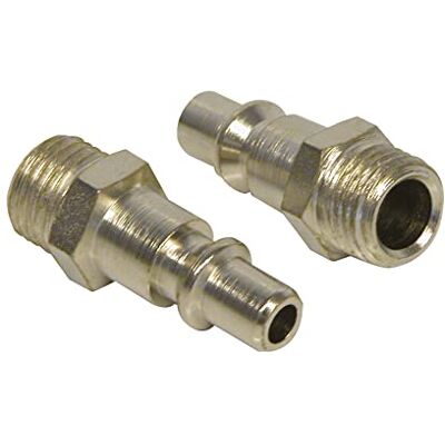 Carpoint 1/4 Zoll männlicher Außengewindeadapter Set von 2 Robuste Metallkonstruktion Leckfreie Verbindung Einfache Installation Carpoint 1/4 Zoll männlicher Außengewindeadapter Set von 2 Robuste Metallkonstruktion Leckfreie Verbindung Einfache Installation