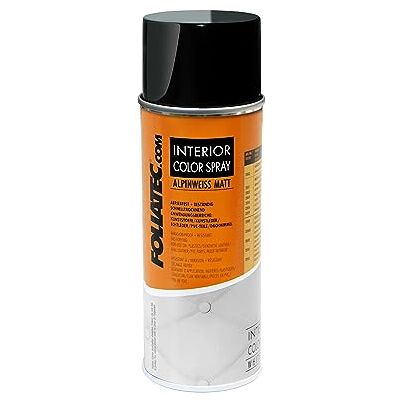 Foliatec Interior Color sprej barevný sprej na plasty, umělou kůži a kůži, alpská bílá matná, 400 ml Foliatec Interior Color sprej barevný sprej na plasty, umělou kůži a kůži, alpská bílá matná, 400 ml