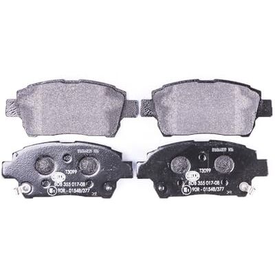 HELLA 8DB 355 017-081 Bremsbeläge mit akustischer Verschleißwarnung T3099 für u.a. TOYOTA HELLA 8DB 355 017-081 Bremsbeläge mit akustischer Verschleißwarnung T3099 für u.a. TOYOTA