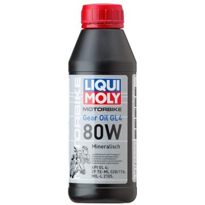 Liqui Moly Motorbike Gear Oil (GL4) 80W 500 ml převodový olej pro motocykl výr. č.: 1617 Liqui Moly Motorbike Gear Oil (GL4) 80W 500 ml převodový olej pro motocykl výr. č.: 1617