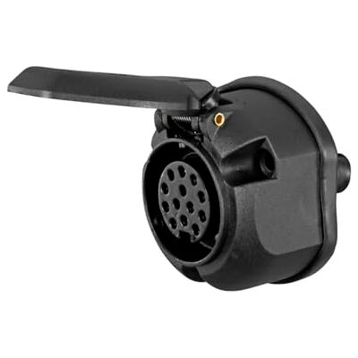 HELLA 8JB 005 949-001 zásuvka 12V 13pólová Konektor: šroubovací kontakt černý HELLA 8JB 005 949-001 zásuvka 12V 13pólová Konektor: šroubovací kontakt černý
