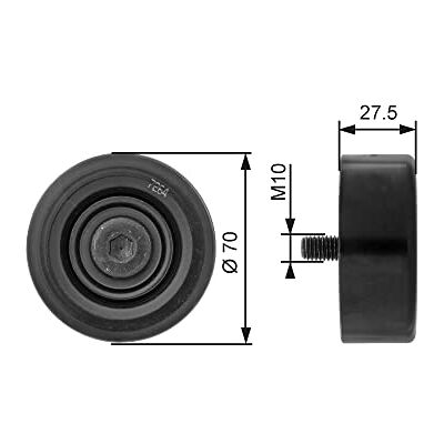 Gates DriveAlign Spannrolle T36206 Gates DriveAlign Spannrolle T36206