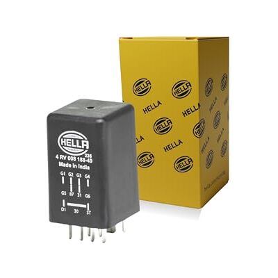 HELLA 4RV 008 188-491 řídicí jednotka, doba žhavení 12 V 9pólová dožhavovací počet válců: 4 HELLA 4RV 008 188-491 řídicí jednotka, doba žhavení 12 V 9pólová dožhavovací počet válců: 4