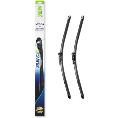 Valeo Sada Silencio se 2 plochými stěrači VF304 přední 550 mm / 550 mm originální náhrada 574340 Valeo Sada Silencio se 2 plochými stěrači VF304 přední 550 mm / 550 mm originální náhrada 574340