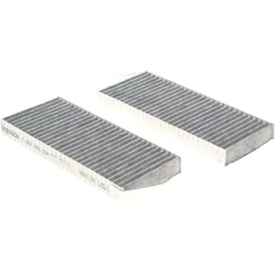 Bosch Vnitřní filtr R5534 s aktivním uhlím filtruje pachy, pyl a prach náhradní filtr pro lepší kvalitu vzduchu v interiéru vozidla sada se 2 filtry Bosch Vnitřní filtr R5534 s aktivním uhlím filtruje pachy, pyl a prach náhradní filtr pro lepší kvalitu vzduchu v interiéru vozidla sada se 2 filtry