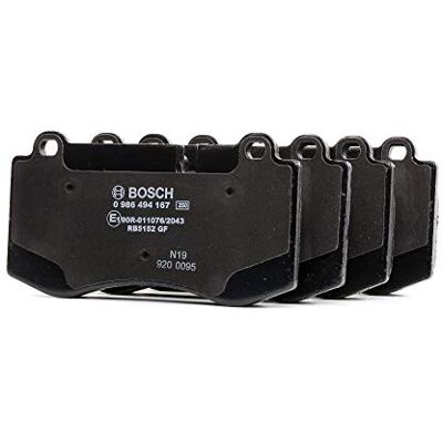 Bosch BP1078 Auto Bremsbeläge vorne -Qualität für leises Bremsen mit wenig Staub ECE-R90 zertifiziert kupferfrei 1 Set mit 4 Bremsbelägen Bosch BP1078 Auto Bremsbeläge vorne -Qualität für leises Bremsen mit wenig Staub ECE-R90 zertifiziert kupferfrei 1 Set mit 4 Bremsbelägen
