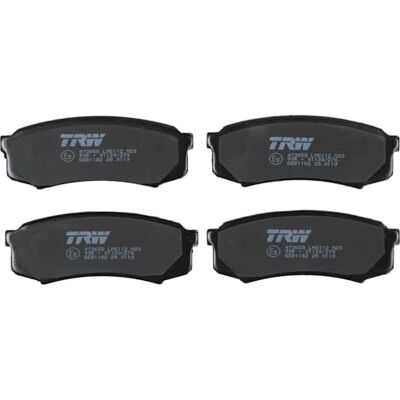 TRW GDB1182 Bremsbelagsatz 4-Teilig für Toyota Land Cruiser Prado (_J15_) 2009 Hinterachse und Andere Fahrzeuge TRW GDB1182 Bremsbelagsatz 4-Teilig für Toyota Land Cruiser Prado (_J15_) 2009 Hinterachse und Andere Fahrzeuge