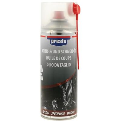 Presto Vrtací a řezný olej 400 ml, maže a chladí, efektivní redukce tepla, chrání a zvyšuje životnost vrtáků, bez silikonu Presto Vrtací a řezný olej 400 ml, maže a chladí, efektivní redukce tepla, chrání a zvyšuje životnost vrtáků, bez silikonu