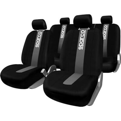 Sparco Kompletní sada SPC1011 Univerzální autopotahy vpředu a vzadu šedé Sparco Kompletní sada SPC1011 Univerzální autopotahy vpředu a vzadu šedé