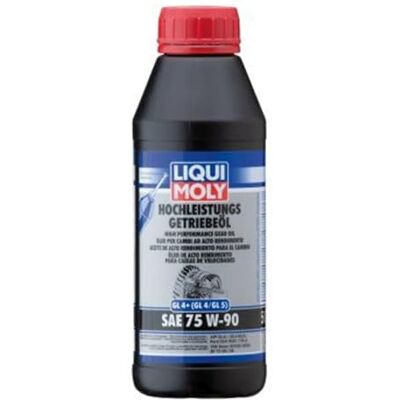 Liqui Moly Vysoce výkonný převodový olej (GL4+) SAE 75W-90 500 ml převodovkový olej hydraulický olej výr. č.: 4433 Liqui Moly Vysoce výkonný převodový olej (GL4+) SAE 75W-90 500 ml převodovkový olej hydraulický olej výr. č.: 4433