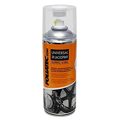 Foliatec Universal 2K lak ve spreji sprej lak ve spreji odolný vůči teplu, černý lesklý, 400 ml Foliatec Universal 2K lak ve spreji sprej lak ve spreji odolný vůči teplu, černý lesklý, 400 ml