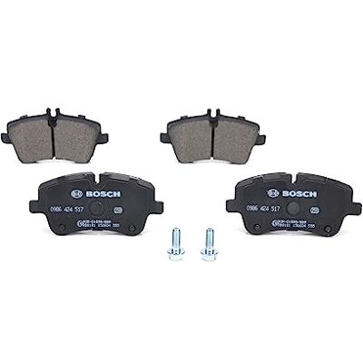 Bosch BP274 Auto Bremsbeläge vorne -Qualität für leises Bremsen mit wenig Staub ECE-R90 zertifiziert kupferfrei 1 Set mit 4 Bremsbelägen Mit Zubehör Bosch BP274 Auto Bremsbeläge vorne -Qualität für leises Bremsen mit wenig Staub ECE-R90 zertifiziert kupferfrei 1 Set mit 4 Bremsbelägen Mit Zubehör