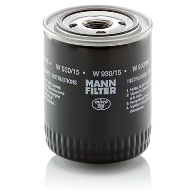Mann Filter MANN-FILTER W 930/15 Olejový filtr pro off-Highway aplikace Mann Filter MANN-FILTER W 930/15 Olejový filtr pro off-Highway aplikace
