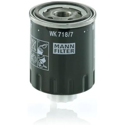 Mann Filter MANN-FILTER Palivový filtr WK 718/7 pro off-Highway aplikace Mann Filter MANN-FILTER Palivový filtr WK 718/7 pro off-Highway aplikace