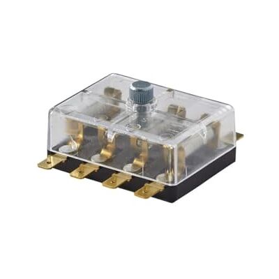 HELLA 8JD 002 294-081 Sicherungsdose 4-polig 8A glasklar Stecker: Flachstecker HELLA 8JD 002 294-081 Sicherungsdose 4-polig 8A glasklar Stecker: Flachstecker