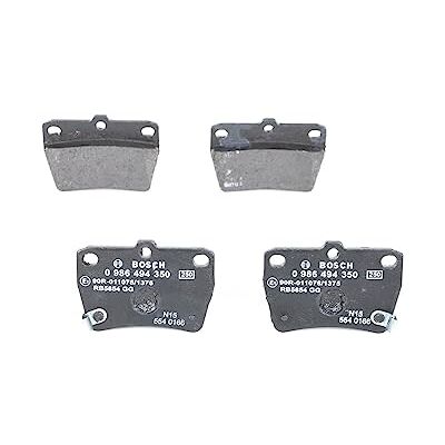 Bosch BP1258 Auto Bremsbeläge hinten -Qualität für leises Bremsen mit wenig Staub ECE-R90 zertifiziert kupferfrei 1 Set mit 4 Bremsbelägen Bosch BP1258 Auto Bremsbeläge hinten -Qualität für leises Bremsen mit wenig Staub ECE-R90 zertifiziert kupferfrei 1 Set mit 4 Bremsbelägen