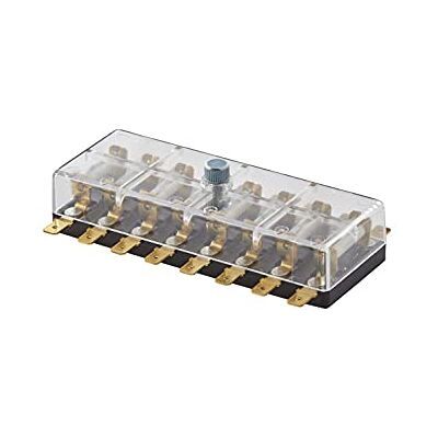 HELLA 8JD 002 290-141 Bezpečnostní zásuvka 8pólová 8A čirá konektor: plochá zástrčka HELLA 8JD 002 290-141 Bezpečnostní zásuvka 8pólová 8A čirá konektor: plochá zástrčka