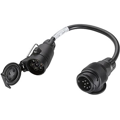 HELLA 8JA 005 952-001 Adapterkabel, Anhängersteckdose Stecker: 13<-->7/ISO 11446<-->1724 Länge: 0.25m HELLA 8JA 005 952-001 Adapterkabel, Anhängersteckdose Stecker: 13<-->7/ISO 11446<-->1724 Länge: 0.25m