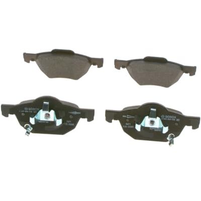 Bosch BP1046 Auto Bremsbeläge vorne -Qualität für leises Bremsen mit wenig Staub ECE-R90 zertifiziert kupferfrei 1 Set mit 4 Bremsbelägen Bosch BP1046 Auto Bremsbeläge vorne -Qualität für leises Bremsen mit wenig Staub ECE-R90 zertifiziert kupferfrei 1 Set mit 4 Bremsbelägen
