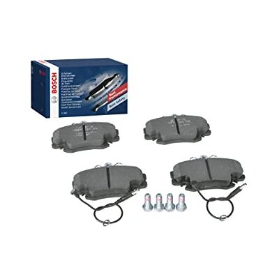 Bosch BP713 Auto Bremsbeläge vorne -Qualität für leises Bremsen mit wenig Staub ECE-R90 zertifiziert kupferfrei 1 Set mit 4 Bremsbelägen Mit Zubehör Bosch BP713 Auto Bremsbeläge vorne -Qualität für leises Bremsen mit wenig Staub ECE-R90 zertifiziert kupferfrei 1 Set mit 4 Bremsbelägen Mit Zubehör