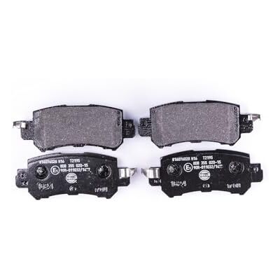 HELLA PAGID 8DB 355 020-151 sada brzdových destiček T2195 tloušťka/síla: 14. 4mm s akustickým varováním opotřebení pro mj. MAZDA HELLA PAGID 8DB 355 020-151 sada brzdových destiček T2195 tloušťka/síla: 14. 4mm s akustickým varováním opotřebení pro mj. MAZDA