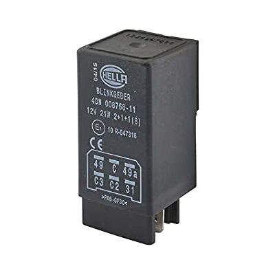 HELLA 4DN 008 768-117 Blikač 12V 6pólový s držákem HELLA 4DN 008 768-117 Blikač 12V 6pólový s držákem