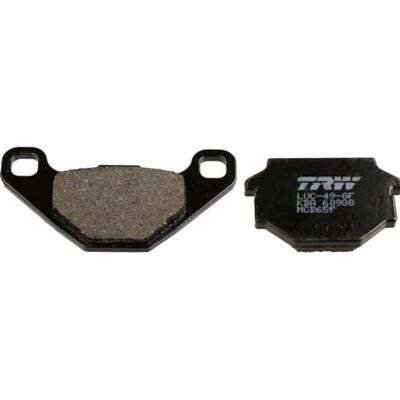 TRW MCB657 Organic Allround sada brzdových destiček pro Aprilia SX zadní nápravu a jiné motocykly TRW MCB657 Organic Allround sada brzdových destiček pro Aprilia SX zadní nápravu a jiné motocykly