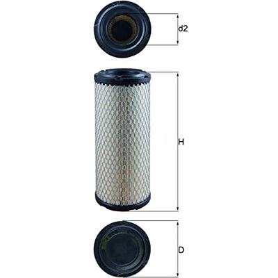 MAHLE LX 2958 Luftfilter für BRANSON Serie-10, CATERPILLAR 300-Serie MAHLE LX 2958 Luftfilter für BRANSON Serie-10, CATERPILLAR 300-Serie