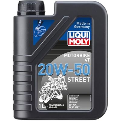 Liqui Moly Motorbike 4T 20W-50 Street 1 l Motocykl 4taktní olej výr. č.: 1500 Liqui Moly Motorbike 4T 20W-50 Street 1 l Motocykl 4taktní olej výr. č.: 1500
