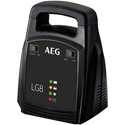 AEG Automotive 10273 nabíječka baterií, 12 V, 8 Amp, LED ukazatel, udržovací nabíječka AEG Automotive 10273 nabíječka baterií, 12 V, 8 Amp, LED ukazatel, udržovací nabíječka