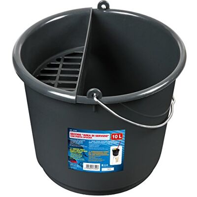 Lampa 37390 Wascheimer 10L Metall HDPE (Hart-Polyethylen) Lampa 37390 Wascheimer 10L Metall HDPE (Hart-Polyethylen)
