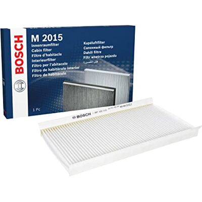 Bosch M2015 standardní interiérový filtr filtruje pyl a prach náhradní filtr pro lepší kvalitu vzduchu v interiéru vozidla Bosch M2015 standardní interiérový filtr filtruje pyl a prach náhradní filtr pro lepší kvalitu vzduchu v interiéru vozidla