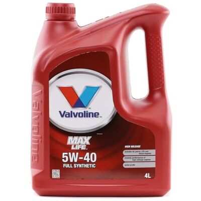 Valvoline Motoröl 5W-40 MaxLife Synthetiköl Motor Öl ACEA A3/B3 ACEA A3/B4 API SN API CF 4L Kompatibel mit VW Golf 7 Schrägheck 5G1, BQ1, BE1, BE2 Golf 4 Schrägheck 1J1 Golf 6 5K1 POLO 9N Valvoline Motoröl 5W-40 MaxLife Synthetiköl Motor Öl ACEA A3/B3 ACEA A3/B4 API SN API CF 4L Kompatibel mit VW Golf 7 Schrägheck 5G1, BQ1, BE1, BE2 Golf 4 Schrägheck 1J1 Golf 6 5K1 POLO 9N