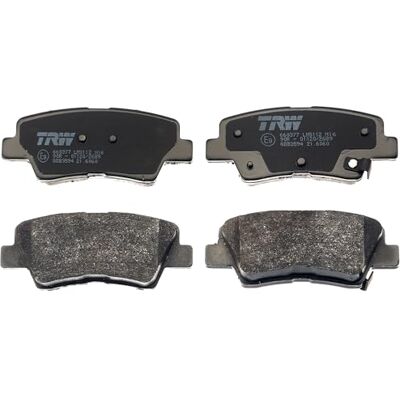 TRW GDB3594 Bremsbelagsatz 4-Teilig für Hyundai Tucson (TL, TLE) 2015-2023 Hinterachse und Andere Fahrzeuge TRW GDB3594 Bremsbelagsatz 4-Teilig für Hyundai Tucson (TL, TLE) 2015-2023 Hinterachse und Andere Fahrzeuge