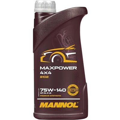 MANNOL 8102 Maxpower 75W-140 GL-5 LS 1L MANNOL 8102 Maxpower 75W-140 GL-5 LS 1L