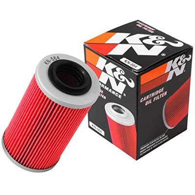 K&N Powersports Ölfilter Kartusche 56x97mm kompatibel mit Can-Am, Buell (KN-564), Rot K&N Powersports Ölfilter Kartusche 56x97mm kompatibel mit Can-Am, Buell (KN-564), Rot