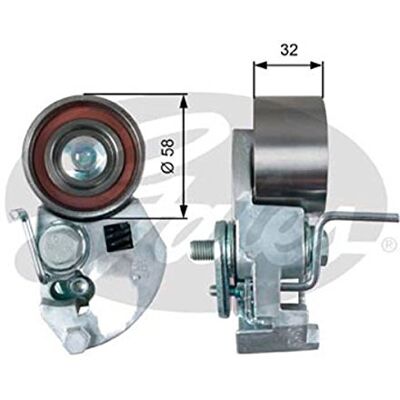 Gates PowerGrip napínací kladka T43133 Gates PowerGrip napínací kladka T43133