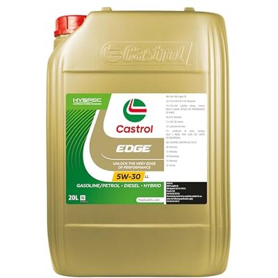 Castrol EDGE 5W-30 LL Longlife motorový olej, 20 l Castrol EDGE 5W-30 LL Longlife motorový olej, 20 l