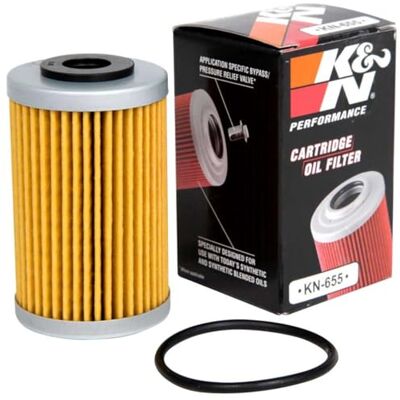 K&N Powersports Ölfilter Kartusche 41x69mm kompatibel mit Husqvarna, KTM, Husaberg (KN-655) Rot K&N Powersports Ölfilter Kartusche 41x69mm kompatibel mit Husqvarna, KTM, Husaberg (KN-655) Rot