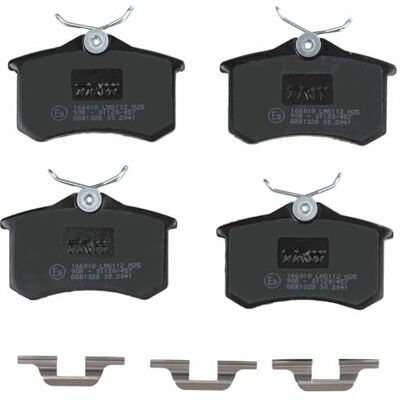 TRW GDB1328 Bremsbelagsatz 4-Teilig für Volkswagen Polo III (6R1, 6C1) 2009-2022 Hinterachse und Andere Fahrzeuge TRW GDB1328 Bremsbelagsatz 4-Teilig für Volkswagen Polo III (6R1, 6C1) 2009-2022 Hinterachse und Andere Fahrzeuge