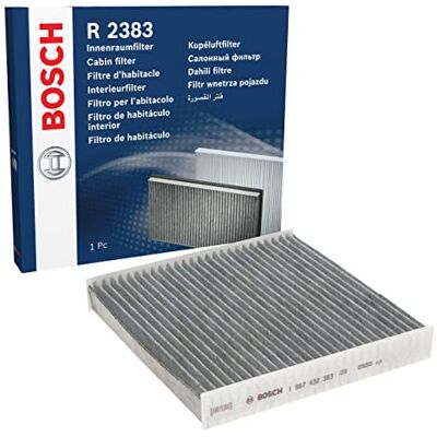 Bosch R2383 vnitřní filtr s aktivním uhlím filtruje pachy, pyl a prach náhradní filtr pro lepší kvalitu vzduchu v interiéru vozidla Bosch R2383 vnitřní filtr s aktivním uhlím filtruje pachy, pyl a prach náhradní filtr pro lepší kvalitu vzduchu v interiéru vozidla