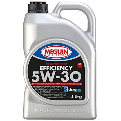 Liqui Moly Meguin Megol Efficiency SAE 5W-30 5 L Syntetická technologie motorového oleje Č. výr.: 3194 Liqui Moly Meguin Megol Efficiency SAE 5W-30 5 L Syntetická technologie motorového oleje Č. výr.: 3194