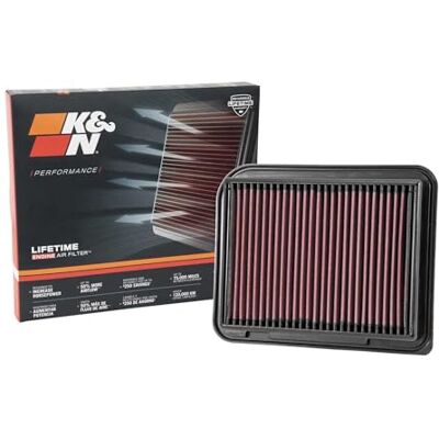 K&N 33-3015 filtr na motor: vysoký výkon, prémiové, omyvatelné, náhradní filtr, zvýšený výkon, 2003-2019 (ASX, Grandis, Outlander, Eclipse Cross, Lancer, RVR, Evolution, 4008) K&N 33-3015 filtr na motor: vysoký výkon, prémiové, omyvatelné, náhradní filtr, zvýšený výkon, 2003-2019 (ASX, Grandis, Outlander, Eclipse Cross, Lancer, RVR, Evolution, 4008)