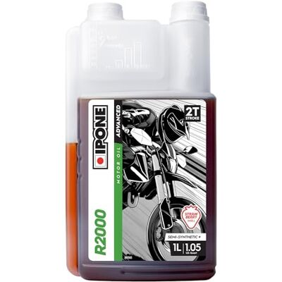 IPONE – Motoröl ZT Motorrad R2000RS – Teilsynthetisch auf Esterbasis – Hochwertiger Schmierstoff – 1 Liter Dosierkanister, Erdbeere, 1L IPONE – Motoröl ZT Motorrad R2000RS – Teilsynthetisch auf Esterbasis – Hochwertiger Schmierstoff – 1 Liter Dosierkanister, Erdbeere, 1L